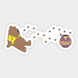 Honey bear Sticker